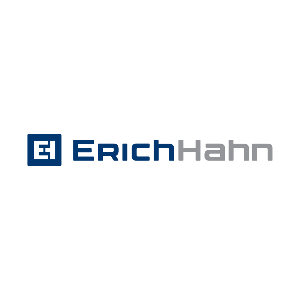 Logo von Erich Hahn, einem Unternehmen, das sich auf hochwertige Produkte und Dienstleistungen spezialisiert hat.
